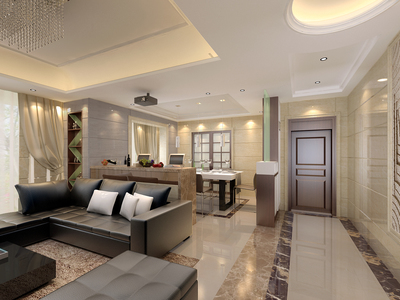 現(xiàn)代簡約風范，10萬元巧裝160㎡四居室——天雋峰住宅裝修實例解析